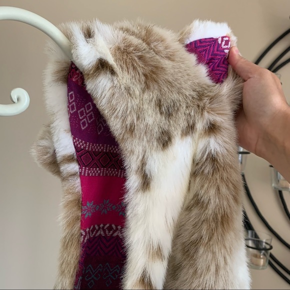 SpiritHoods Faux Fur Animal Hat with Pink Accents - Picture 5 of 7